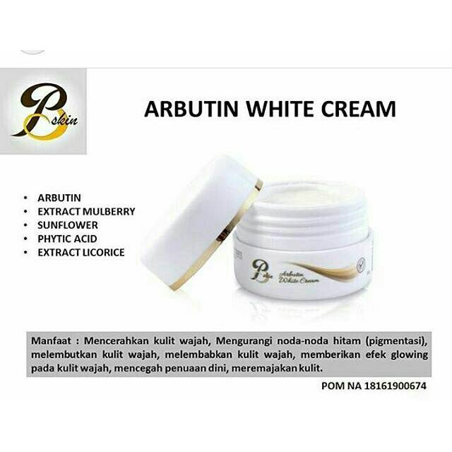 Arbutin white cream