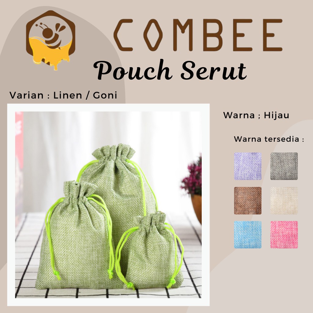 Pouch Serut Goni / Serbaguna / Souvenir / Warna-warni