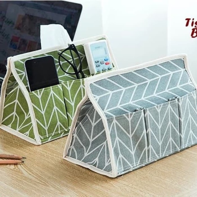 Tissue box SEKAT tempat tissue dengan 6 sekat selipan ok  good quality