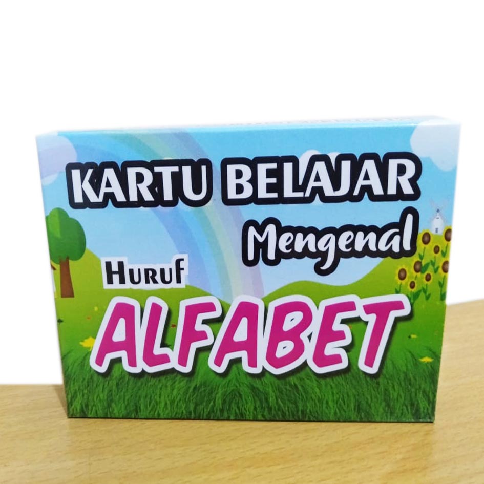 Kartu belajar huruf alfabet