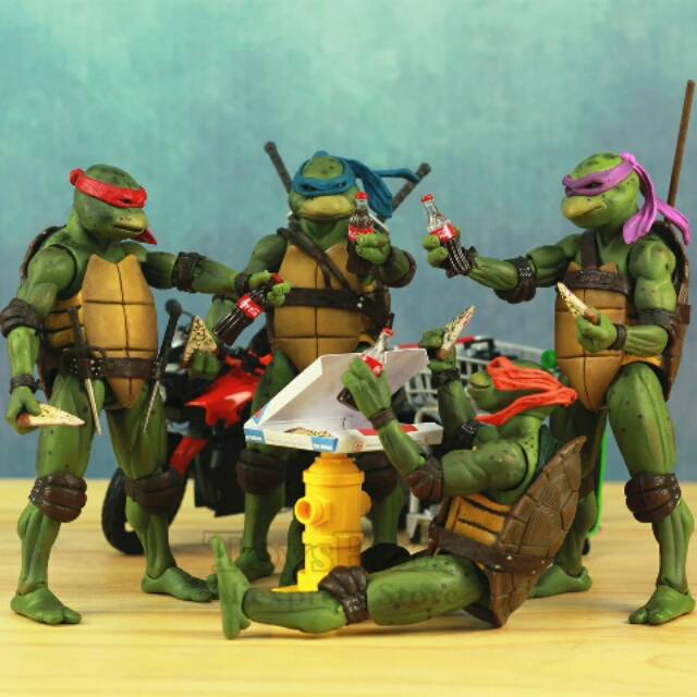 ninja turtles action figures 1990