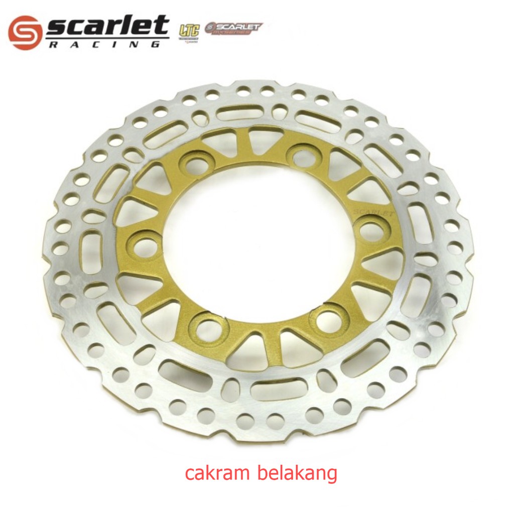 DISK CAKRAM KLX 150CC-DTRACKER 220MM 190MM  BELAKANG PIRINGAN CAKRAM BELAKANG KAWASAKI KLX 150CC UKURAN 190MM BAUT 6