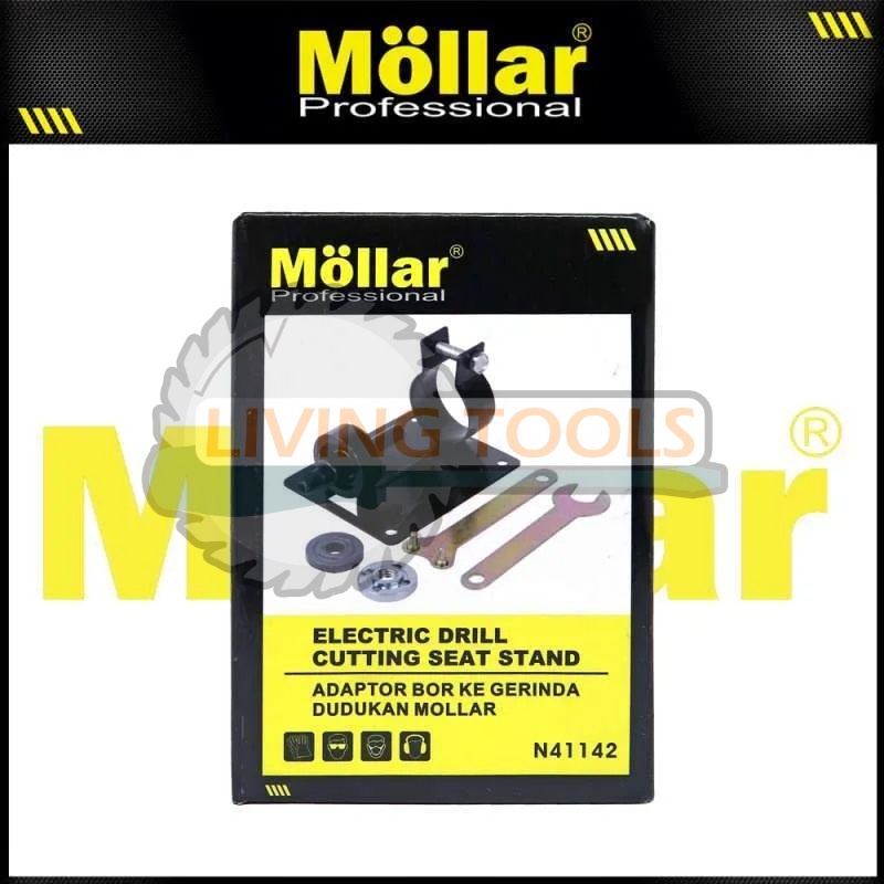Adapter Bor Menjadi Gerinda Tangan Dengan Dudukan Meja MOLLAR MLR-N41142