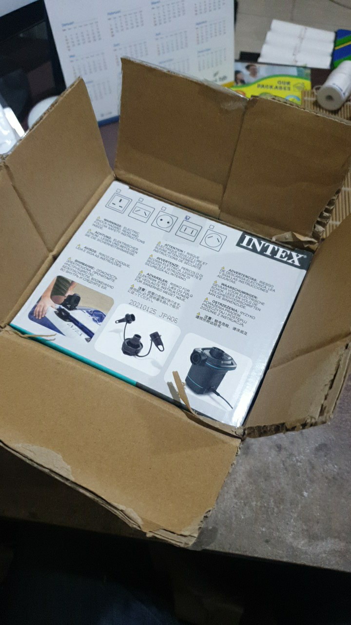 Pompa Angin Listrik Intex 66640  / Quick Fill Ac Electric Pump Original