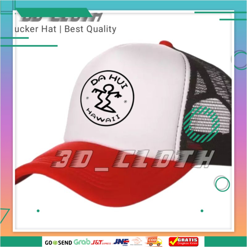 Topi Dahui Hawaii Trucker/Jaring - Topi Dahui Hawaii Surfing