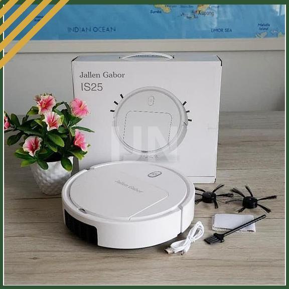 IS25 Jallen Gabor Smart Vacuum Cleaner Robot Pembersih Debu Lantai
