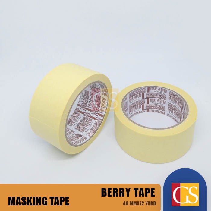 

Masking Tape isolasi kertas Berry 48mm Original
