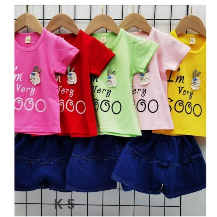 Setelan Anak Cewek JEANS / USAP uk. 1-4 tahun Import