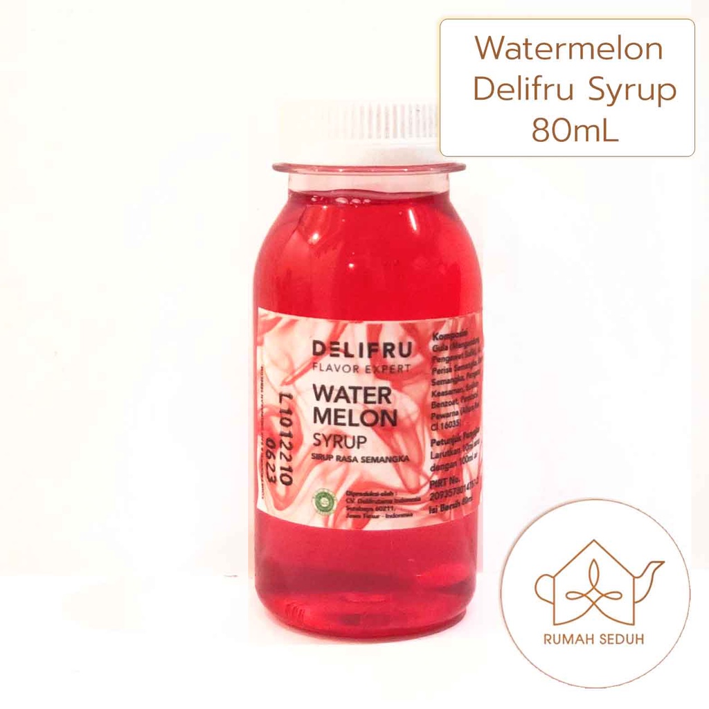 

80mL DELIFRU Watermelon Syrup - Sirup Buah Semangka Water Melon