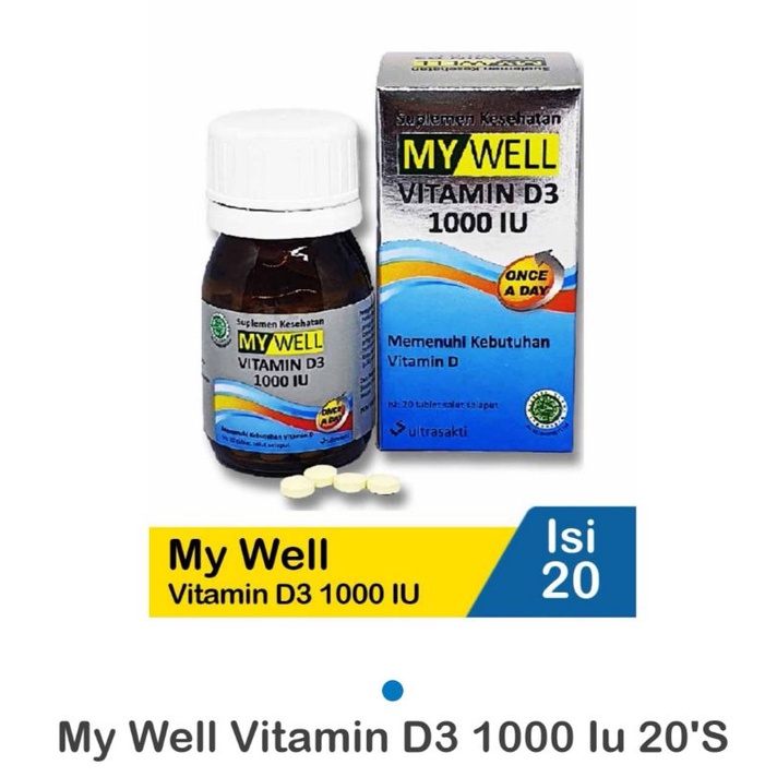 My well vitamin d3 1000 iu