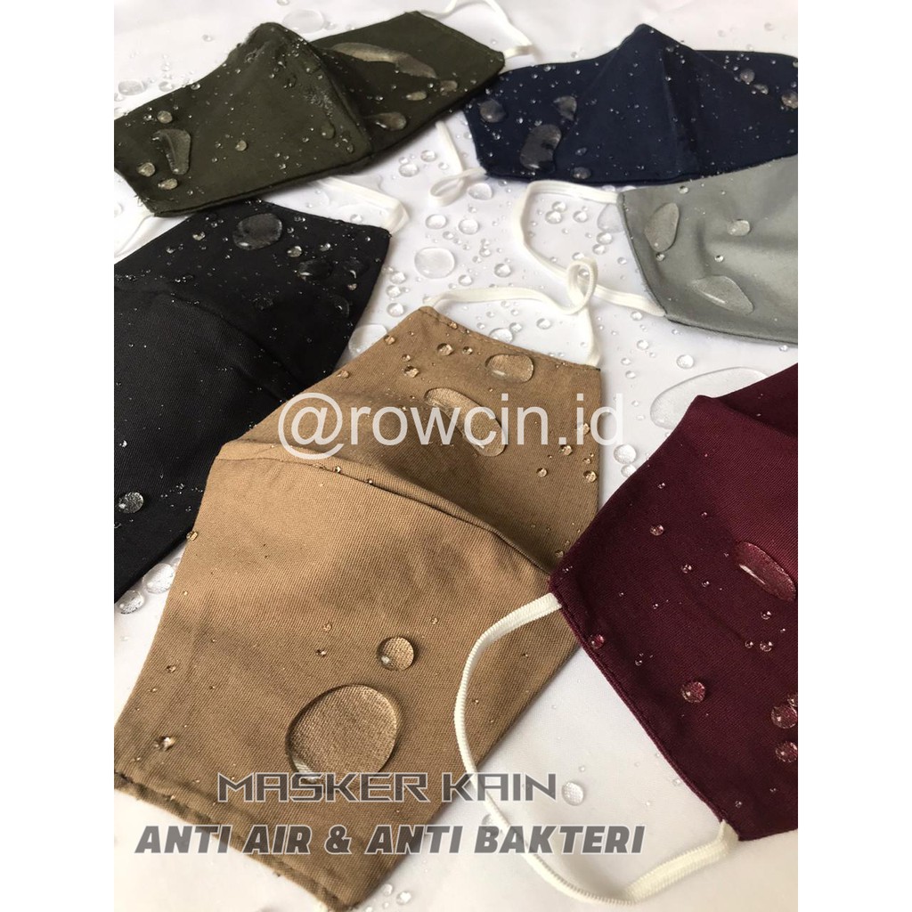 MASKER KAIN ANTI AIR ANTI BAKTERI EARLOOP NONMEDIS