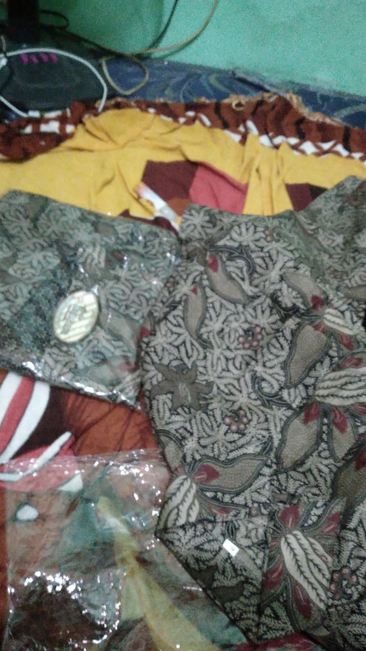 Couple Batik Gamis Cardi Cinta Kinasih Maxi Kemeja Katun