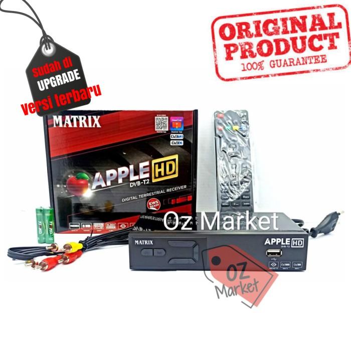 Set Top Box Matrix Apple DVBT2 Matrix Merah Youtube + wifi doungle