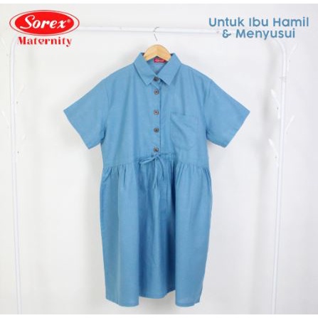 SOREX DRESS MATERNITY / Daster Untuk Ibu Hamil dan Menyusui - Katun - FREESIZE JA 203 / JA 204