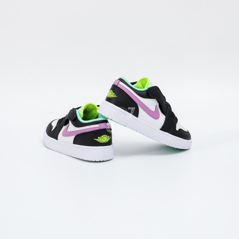 Air Jordan 1 Low White Violet Kids