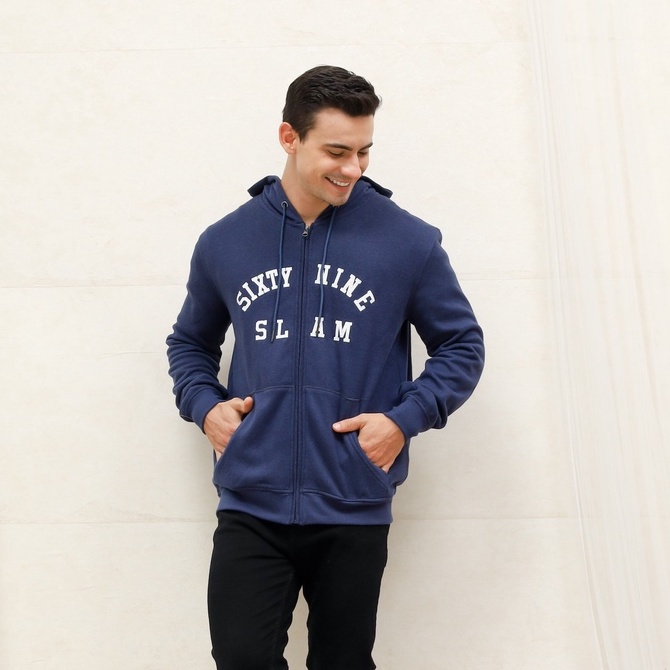 MacKenzie Hoodie Jacket Pria Slam 69 Jaket Sweater Premium Suedine