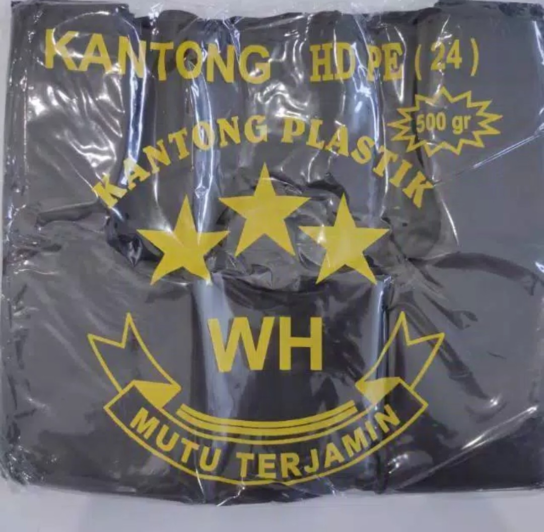 Kantong Plastik Kresek Murah Tebal Uk. 28 X 48/ 500 Gram