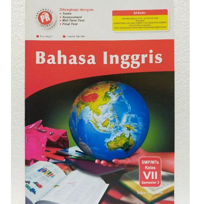 Buku Pr Bahasa Inggris Utk Smp Mts Kls Vii Semester 2 By Intan Pariwara Shopee Indonesia