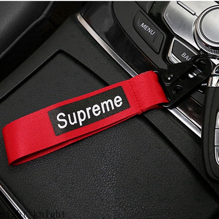 Supreme Car Keychain Key Chain Creative Key Keyrings