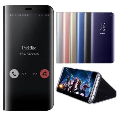 FLIP MIRROR Samsung A50 A30 A20 A10 A70 A80 A10s A20s A30S A50S M30S J4 J6 J8 View COVER Case