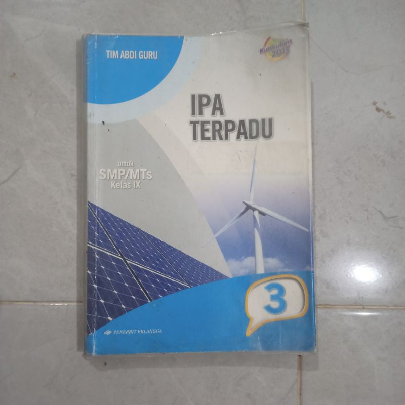 Buku Paket IPA Terpadu kelas 9