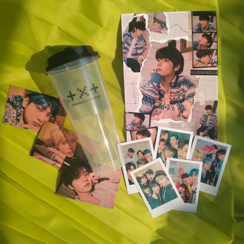 REUSABLE CUP TXT + FREEBIES STILL DREAMING FANKIT MOA (cek Deskripsi)
