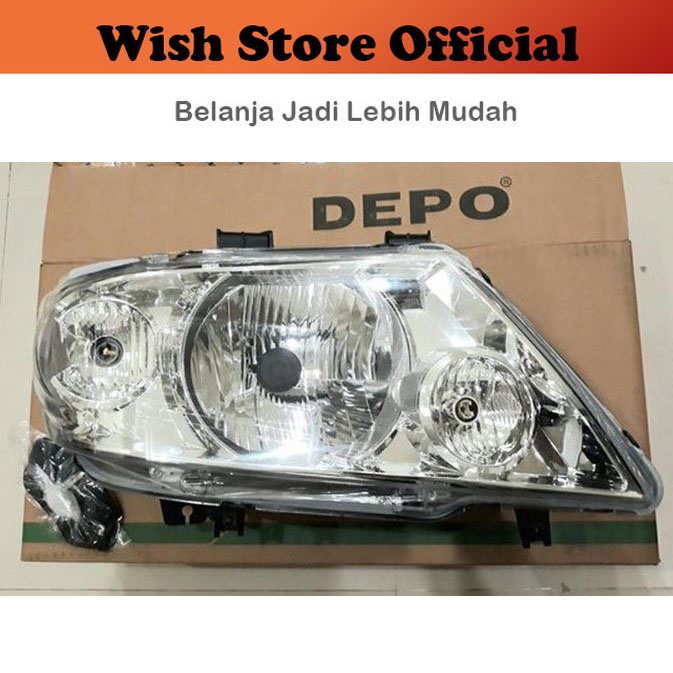HEADLAMP LAMPU BESAR UTAMA DEPAN HEAD LAMP + SEIN RATING Isuzu Panther 2005 2006 2007 2008 - 2019 / 