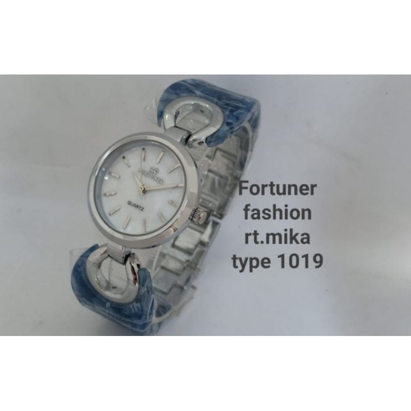 Jam Tangan Wanita Fortuner Original RT1019 Case Silver