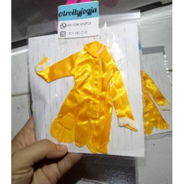 Baju blythe blyth icy doll yellow fairy