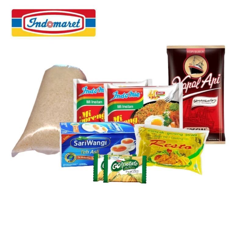 

Paket Belanja Kebutuhan Pokok 100k Indomaret (grosir)