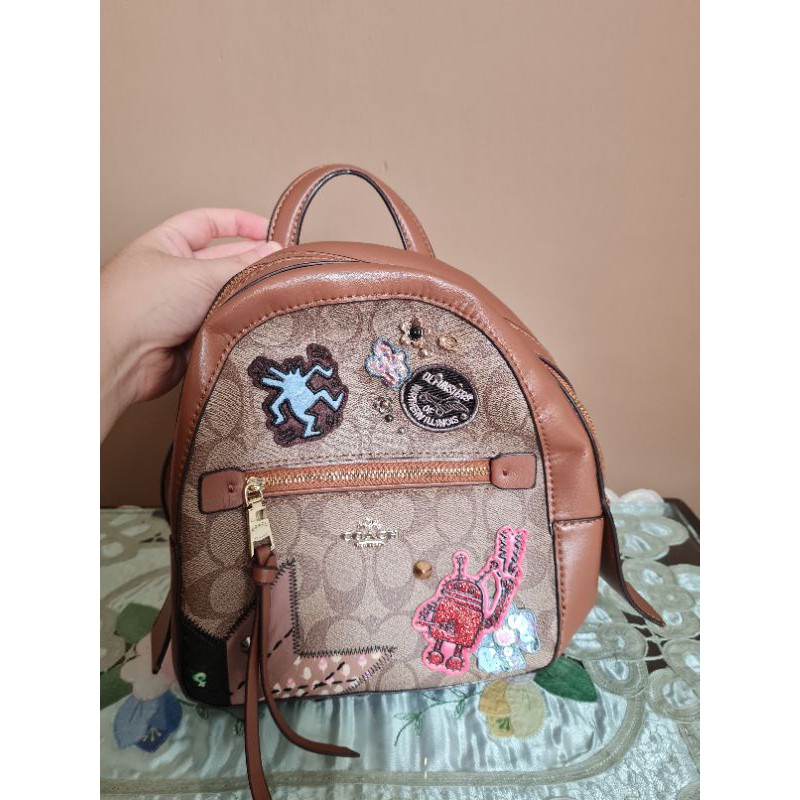 PRELOVED TAS COACH ORI HONGKONG RANSEL MINI / FASHION WANITA CASUAL / TAS MEWAH MURAH