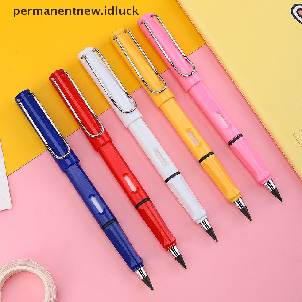 (luckypermanentnew) Technoy Pensil Alis Tahan Lama Tanpa Tinta