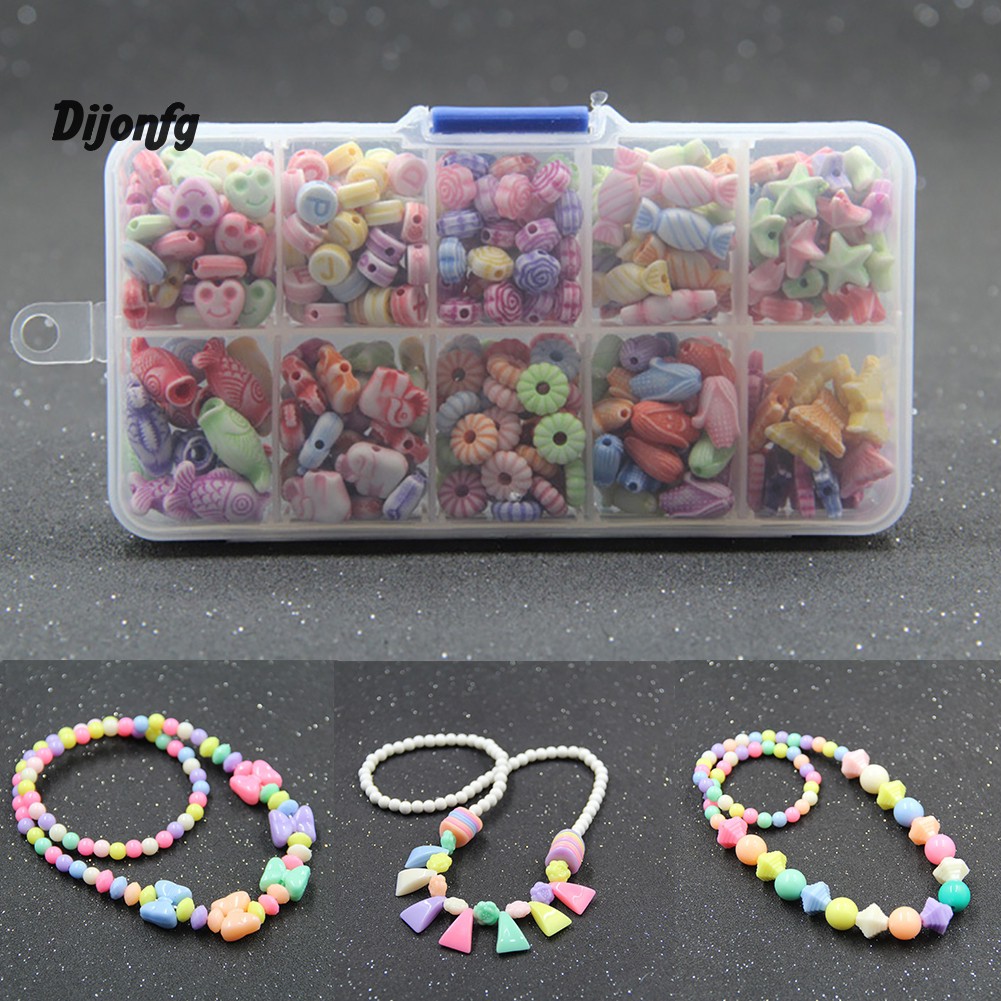 Manik Manik Spacer Elastis Bahan Akrilik Warna Campur Manik Manik Spacer Elastis Bahan Akrilik Warna Campur