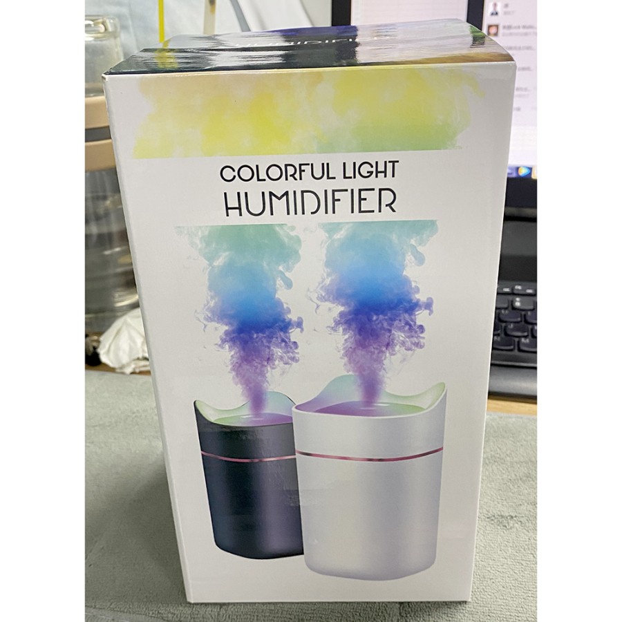 Air Humidifier Diffuser Pelembab Udara Lampu Tidur RGB 1400ml - K45240