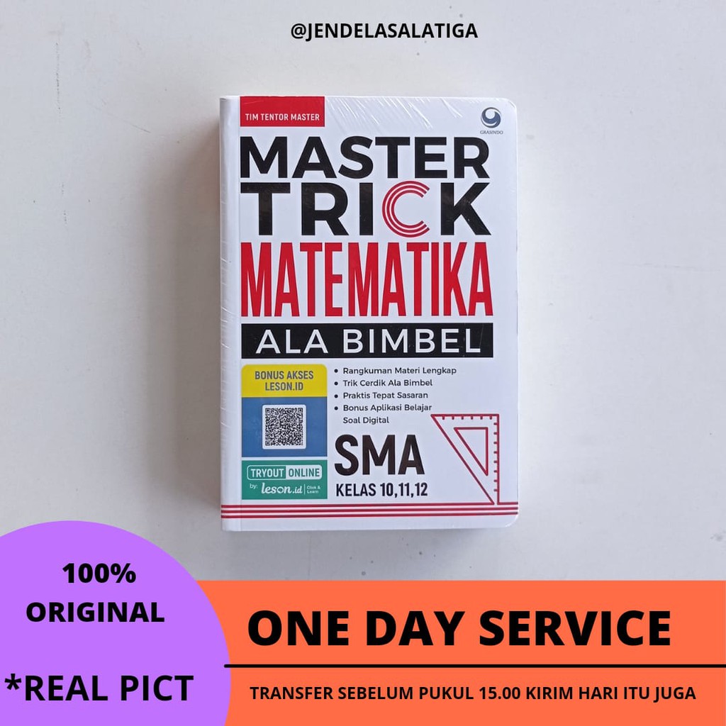 Master Trick Ala Bimbel Matematika Fisika Biologi Kimia SMA KELAS 10, 11, 12 Master Trik-MATEMATIKA