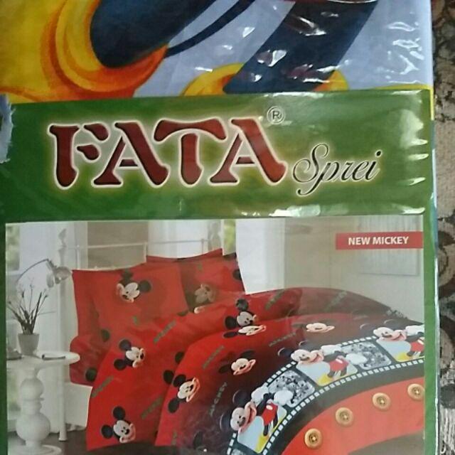 Id. Fata - Sprei Queen Mickey Merah
