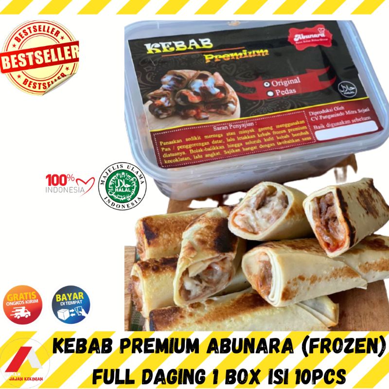 Kebab frozen premium by Abunara/ kebab mini frozen food ENAK,LEZAT,PRAKTIS.