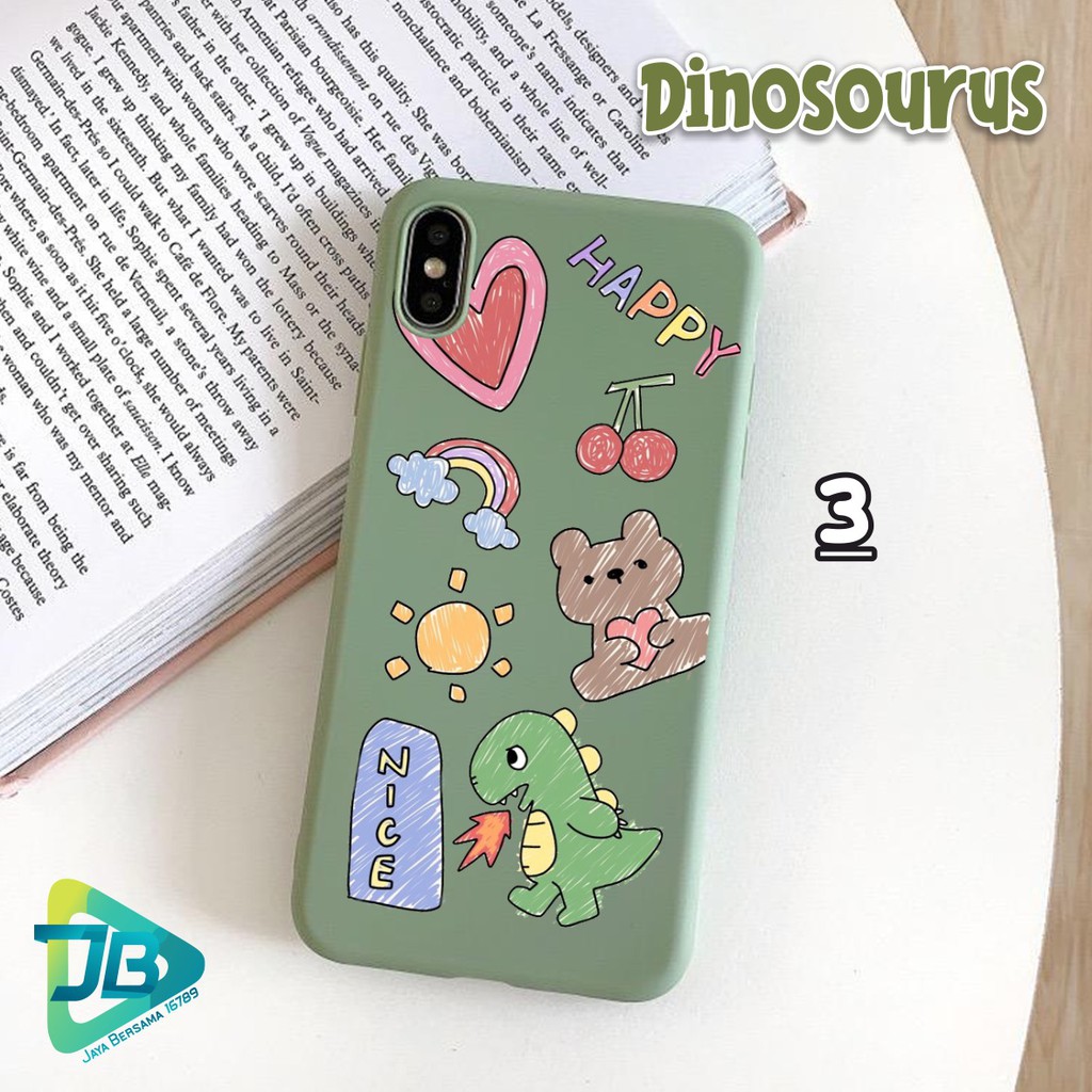 Softcase DINOSAURUS Oppo A37 Neo 9 A83 F1s A59 F11 Pro Reno 2 2z 2f JB3676