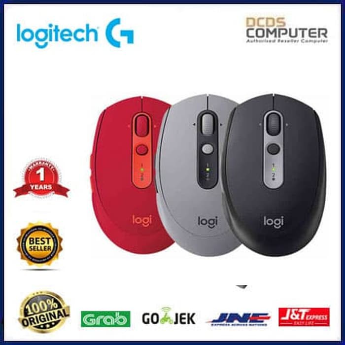 Logitech M590 Multi Device Wireless Mouse : Device Silent Mouse M 590 - Hitam