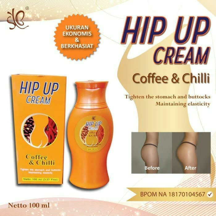 Hip Up Cream Syb Pembesar Pantat Mengencangkan Bokong Original