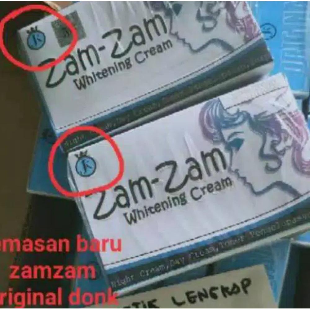 

[TERMURAH] CREAM PEMUTIH ZAMZAM ORIGINAL 1000% BPOM