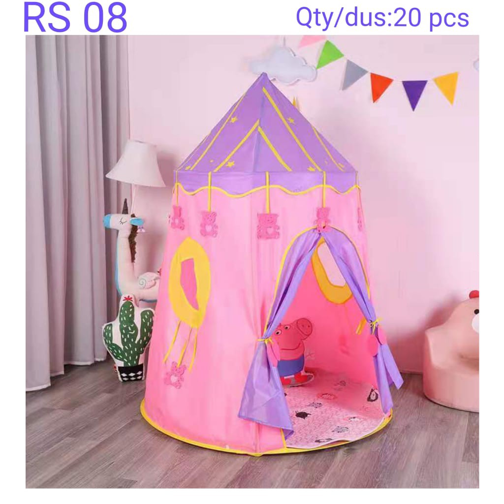 RS08 RS08-1 Tenda Kerucut / Tenda Anak Model Istana / Tenda Castle