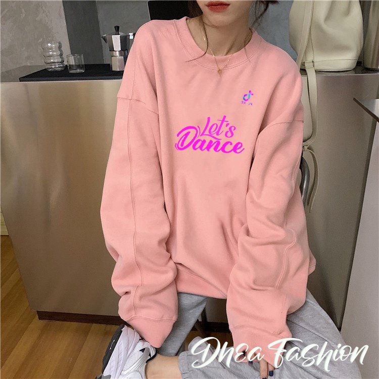 🅳🅵 Sweater Lets Dance Tiktok | Sweatshirt Hoodie Tiktok Women Korean Style | Dhea Fashion