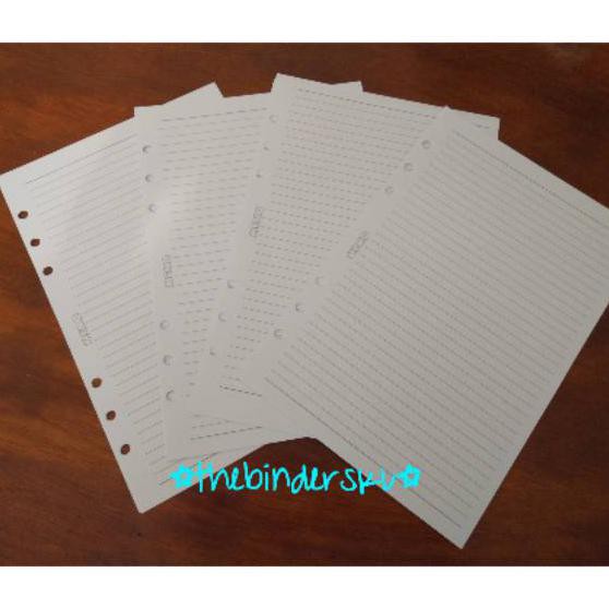 

Termurah! A5 6 Ring Refill Kertas Memo Isi 50 Lembar ....