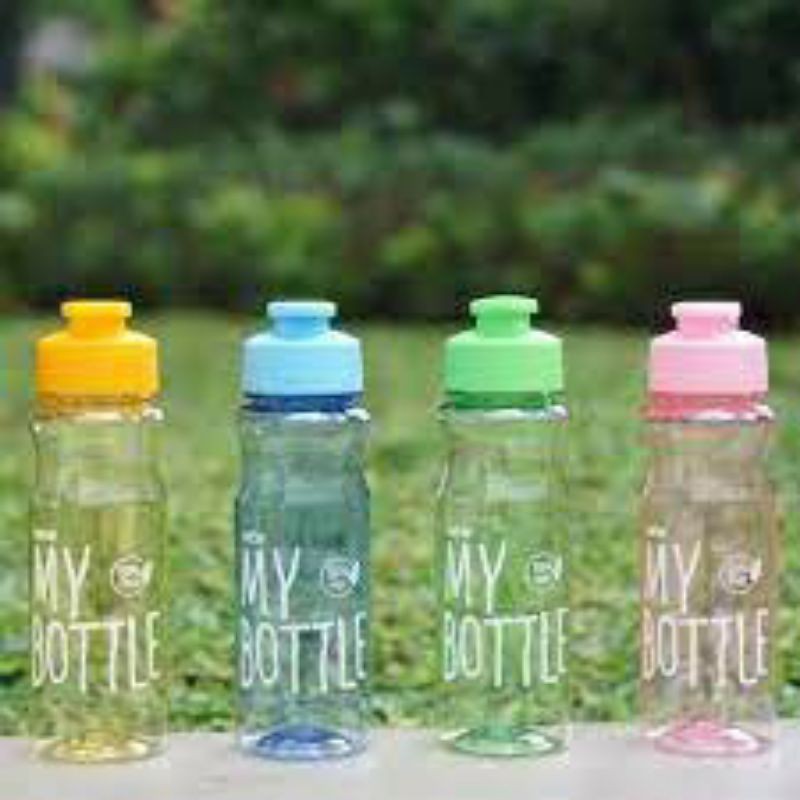 MY BOTTLE TALI TUTUP KLIK WARNA / Botol tali tutup klik / My Bottle New