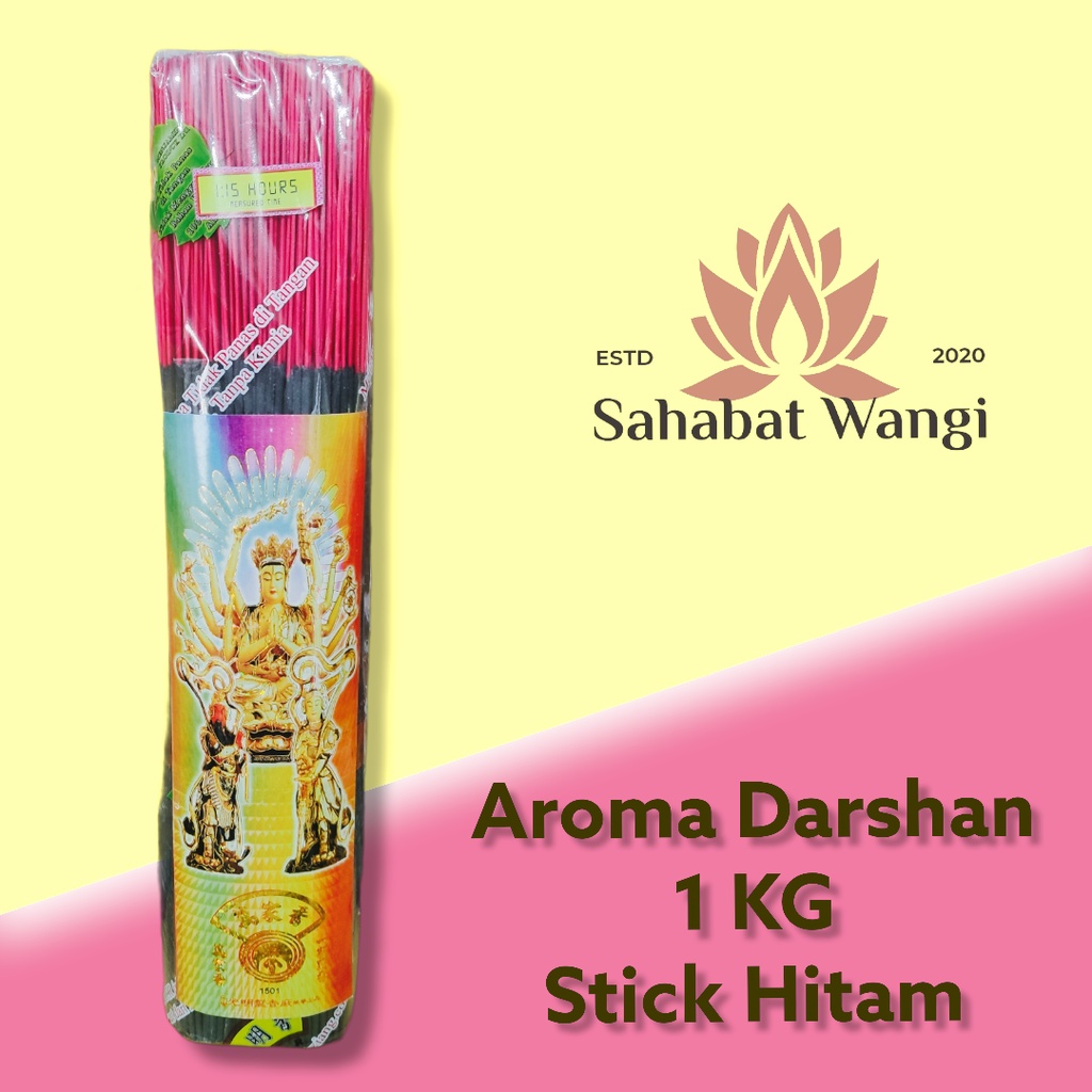 Dupa Hio Kiloan  Aroma Darshan 1501 Stick Hitam (1kg)