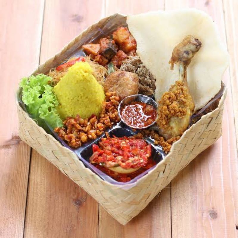 Paket Nasi Tumpeng Besek Enak Dan murah Shopee Indonesia