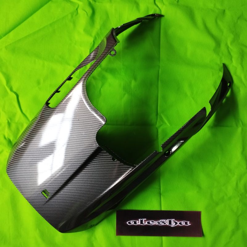 Cover under lower dek kolong lantai bawah mio smile sporty lama old carbon karbon