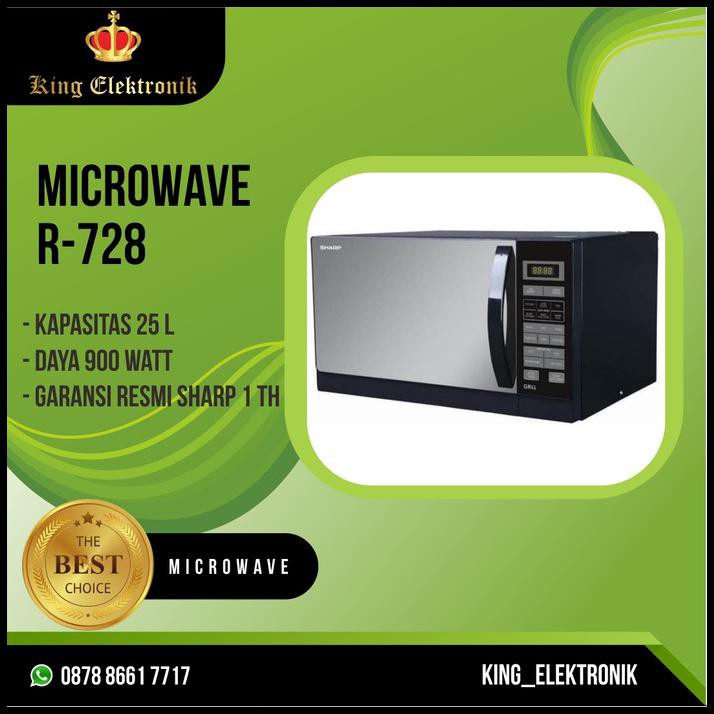 Produk Terbaik - Microwave Oven Sharp R 728 / Microwave Sharp - Putih