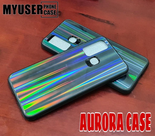 Case SAMSUNG A21S Glass Aurora Softshell TPU premium